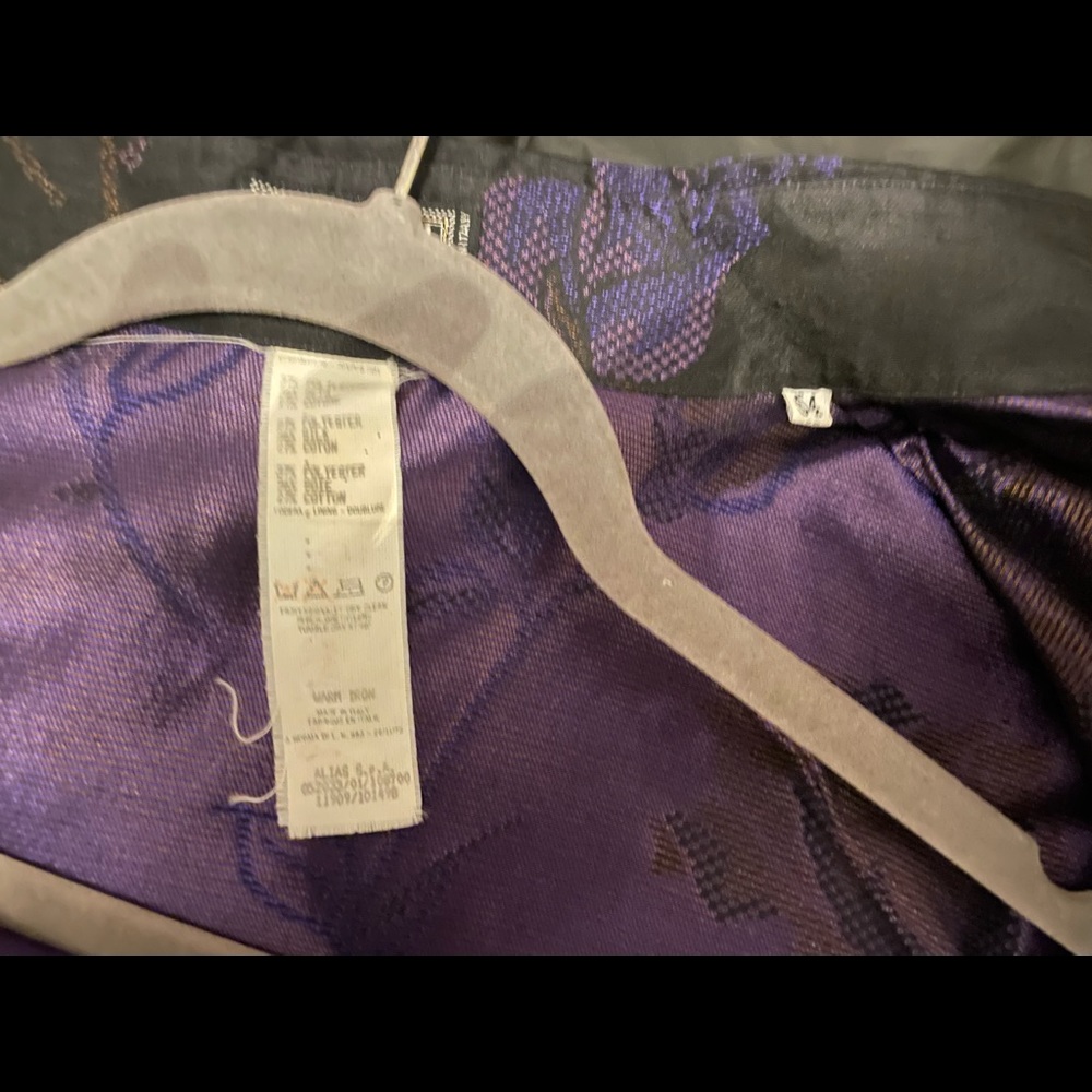 Gianni Versace  Long Sleeve shirt Floral Purple.